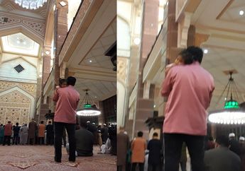 Anaknya Menangis di Tengah Shalat Tarawih, sang Ayah Lakukan Hal yang Bisa Bikin Hatimu Meleleh