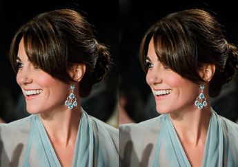 Yuk Nostalgia Penampilan Menawan Kate Middleton Kenakan Chiffon Dress, Cantik Paripurna!