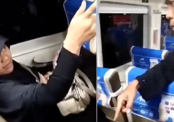 Beredar Video Penumpang Kereta Mengaku Teman Teroris dan Menantang Petugas Polsuska
