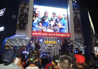 Yamaha Gelar Nobar di PRJ Kemayoran, Dukung Galang Hendra di WSSP300