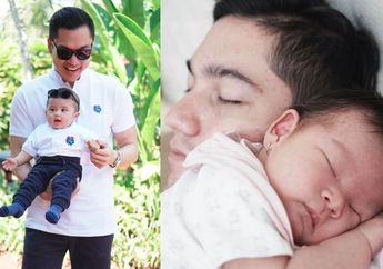 Potret 7 Bapak Ganteng Saat Gendong Buah Hatinya, Gemes Banget!