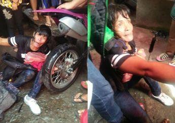 Dituduh Mencuri, Seorang Ibu-Ibu Dihajar Massa dan Digotong Bagaikan Binatang