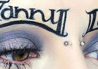 Sempat Viral, Perdebatan Klip Audio 'Yanny-Laurel' Dituangkan dalam Riasan Alis! Kayak Apa ya?