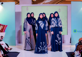 Koleksi Busana Lebaran 2018 Simpel Elegan Bertajuk Splash Karya Monika Jufry 