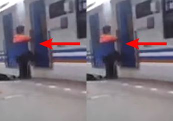 Video: Detik-detik Petugas Stasiun Jatuh dan Terperosok Masuk Ke Bawah Kereta yang Sedang Melaju