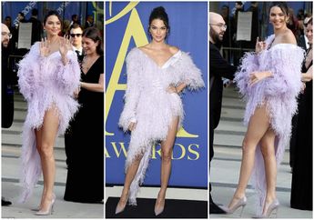 Kendall Jenner Tampil Seksi dengan Cocktail Dress Super Gemes di CFDA Awards 