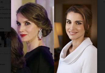 Mirip Banget! Wajah Cantik Ratu Letizia dari Spanyol dan Ratu Rania dari Yordania