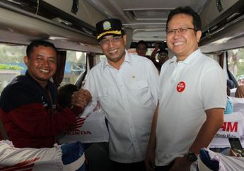 Lepas Mudik Balik Bareng Honda, Menhub : Seperti Himbauan Presiden 