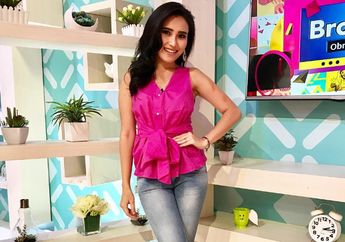 Walau Tampil Sederhana, Dompet yang Dibawa Ayu Ting Ting Saat Hadiri Pesta Ultah Anak Ruben Onsu Sukses Curi Perhatian!