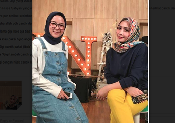 Panen Pujian, Nagita Slavina Kenakan Hijab Saat Foto dengan Nissa Sabyan