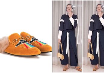 Simpel Chic Branded, Zaskia Sungkar Kenakan Sepatu Mule Harga Fantastis!