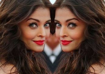 Contek Tampilan Cantik Memesona dengan Lipstik Nude Bak Bintang Bollywood, Aishwarya Rai yuk!