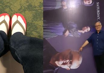 Setelah Shalat Subuh di Bandara, Designer Itang Yunasz Terpaksa Pakai Sandal Jepit Untuk Terbang