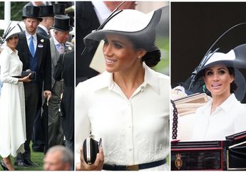 Tampilan Perdana Meghan Markle di Royal Ascot Sukses Curi Perhatian