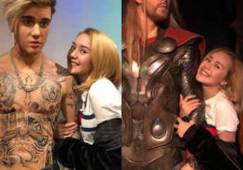 Beby Tsabina Unggah Foto Mesra Bareng Maneken Justin Bieber, Netizen Tertipu!