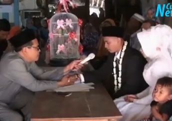 Bukan Seperangkat Alat Sholat, Seorang Pria Jadikan Burung Lovebird Sebagai Maskawin Pernikahan