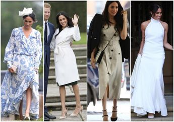 7 Koleksi Busana Simpel Meghan Markle yang Mewah Seharga Miliaran Rupiah