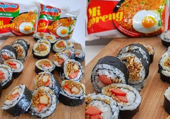 Selain Donat dan Onigiri, Kini Ada Juga Indomie Sushi! Tertarik Mencobanya?