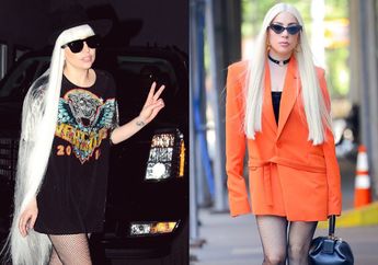 3 Gaya Berbeda Lady Gaga Saat Kenakan Sepatu Boots Hitam Favoritnya