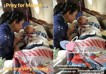 Idap Tumor Otak, Anak Marcella Zalianty Dirawat di Singapura