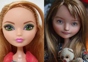 Tonjolkan Ketidaksempurnaan Wajah, Hasil Remake Boneka Barbie Ini Justru Lebih Menarik