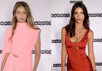 Sama-sama Tampil dengan Dress, Inilah Perbedaan Penampilan Gigi Hadid dan Emily Ratajkowski Saat di Yunani, Pilih Gaya Siapa nih?