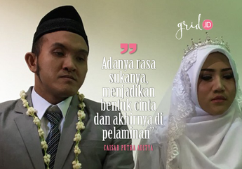 Caisar Cerita Pandangan Pertama Intan yang Berujung Kepelaminan