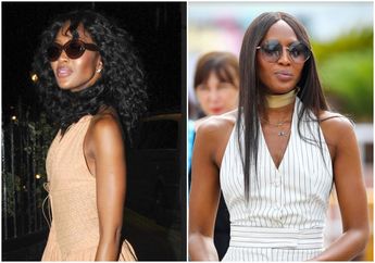 Supermodel Naomi Campbell Ubah Gaya Rambut Lurusnya Jadi Ikal Bergelombang