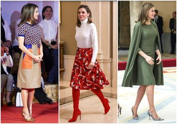Inspirasi Busana Kantor Chic Elegan ala Ratu Letizia dari Spanyol Biar Gaya Kamu Makin Stylish
