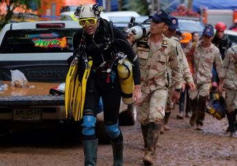 Nahas, Seorang Penyelam Meninggal Setelah Mengantar Oksigen ke Gua untuk Selamatkan Anggota Tim Sepak Bola yang Terjebak di dalamnya