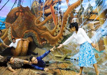 Terbesar di Dunia, Begini Spot Foto-Foto Cantik di Amazing Art World Bandung