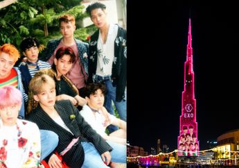 Video: Yuk Intip Keseruan EXO-L yang Hadir di Pertunjukkan LED Show EXO di Burj Khalifa!
