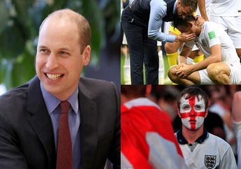 Bangga dengan Tim Inggris, Pangeran William Tunjukkan Dukungannya 