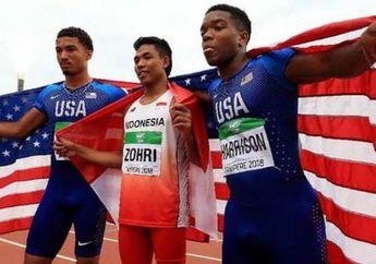 Zohri Kesulitan Mencari Bendera Indoneia Saat Finish, Ternyata Ini Penyebabnya