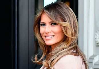 Hadiri Acara di Inggris, Melania Trump Kenakan Dress Mirip Princess Belle, Intip yuk!