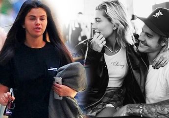 Muncul Dengan Mata Sembab Usai Justin Bieber Tunangan, Tulisan di Baju Selena Gomez Jadi Sorotan
