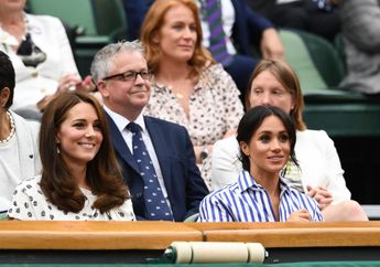 Tampil Perdana di Wimbledon 2018, Meghan Markle Langgar Aturan Kerajaan Inggris Lagi