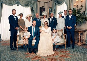 Inilah Makna di Balik Gaun Hijau Zaitun yang Dikenakan Meghan Markle Saat Pembaptisan Pangeran Louis