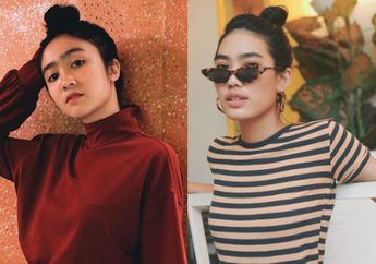 Gaya Kekinian Febby Rastanty VS Alika Islamadina dengan Two Tone Denim