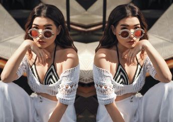 Mix and Match Velvet Bralette ala Anastasia Siantar, Sosialita Indonesia yang Modis Banget!