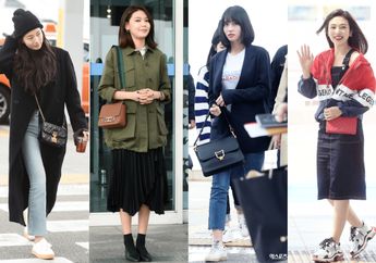 Airport Fashion Idol Kpop Wanita Terfavorit di Pertengahan Tahun 2018, Ada yang Bisa Dicontek nih!