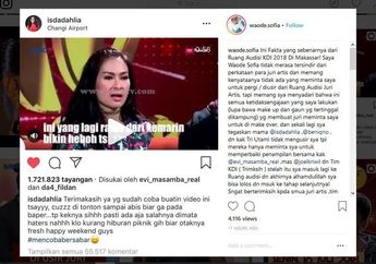 Akun Instagram Waode Sofia Ungkap Kejadian Sebenarnya Saat Audisi KDI