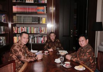 Selera Busana 'Diplomasi Batik' ala Petinggi Negara di Pertemuan SBY-Prabowo, Apa ya Arti Motif Batik Mereka?