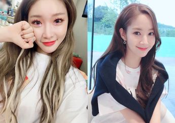 Kenakan Ruffle Blouse yang Sama, Kim Chungha vs Park Min Young, Lebih Cantik Siapa?