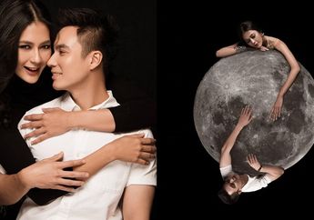 Serba Hitam, Inilah 6 Foto Prewedding Ala Baim Wong dan Paula Verhoeven