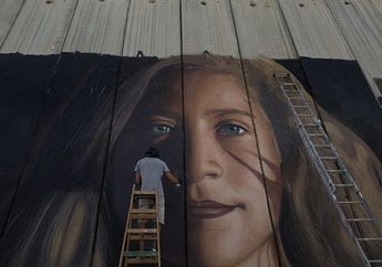 Sambut Kebebasan Ahed Tamimi dengan Lukisan Mural, Seniman Italia Ditangkap Polisi Israel