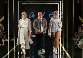 Sayee Tampilkan Busana Khas Korea yang Modis di Hari Kedua Jakarta Modest Fashion Week