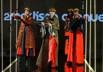Koleksi Busana Bertajuk 'Secret Strength' Karya 2madison Avenue Tuai Pujian di Jakarta Modest Fashion Week