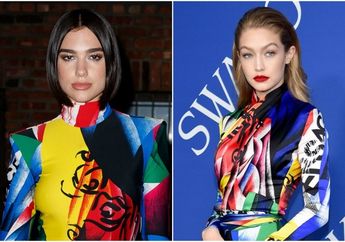 Dua Lipa Kenakan Busana yang Mirip dengan Gigi Hadid, Lebih Modis Mana?