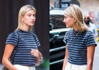 Tampil Bergaya Kasual ala Hailey Baldwin Ini Bisa Banget Kamu Tiru Untuk Keseharian